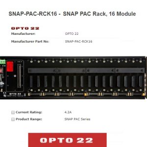 SNAP-PAC-RCK16 - SNAP PAC Rack, 16 Module OPTO22