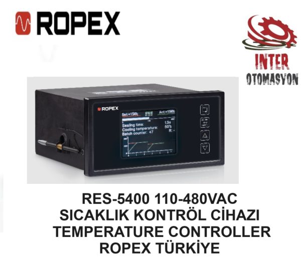 RES-402 115VAC / 230VAC / 400VAC ROPEX SICAKLIK KONTRÖL CİHAZI